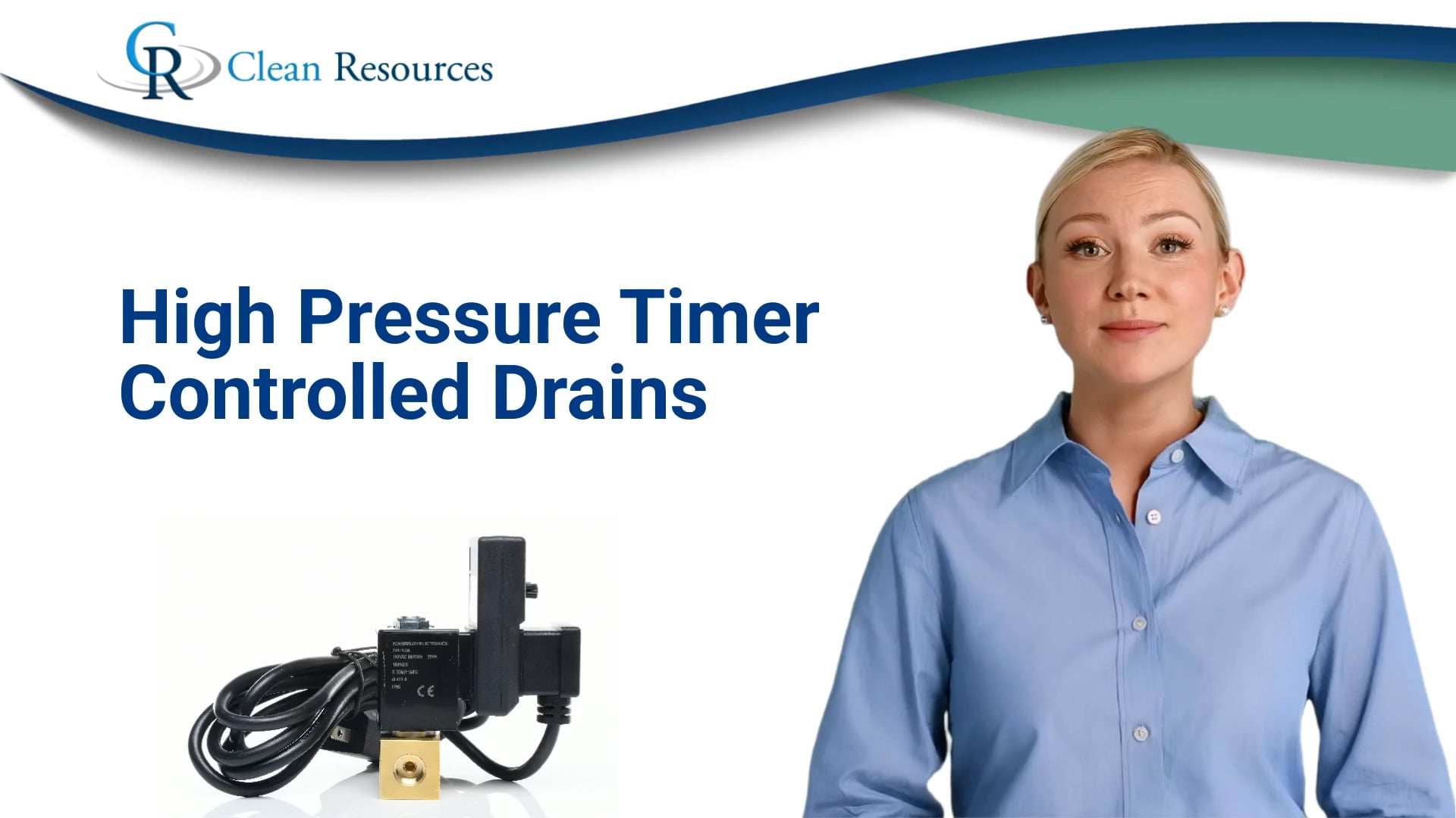 high pressure timer controlled drains